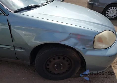 2000 Honda Civic Ex z USA, uszkodzony, nr VIN 1HGEJ8644YL006147